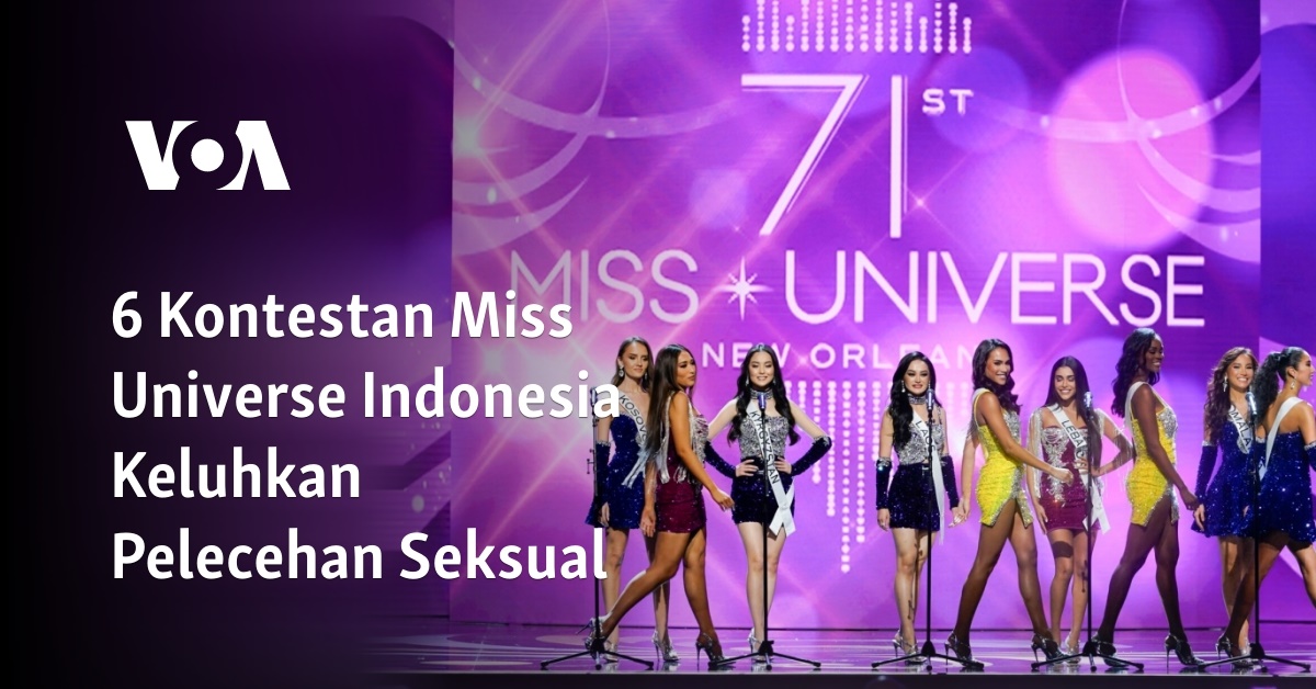 6 Kontestan Miss Universe Indonesia Keluhkan Pelecehan Seksual