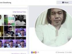 Miliki Wajah Mirip Jokowi, Akun Facebook Imron Gondrong Mendadak Viral