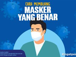 Hindari Risiko Kontaminasi Silang, Jangan Buang Masker Sembarangan
