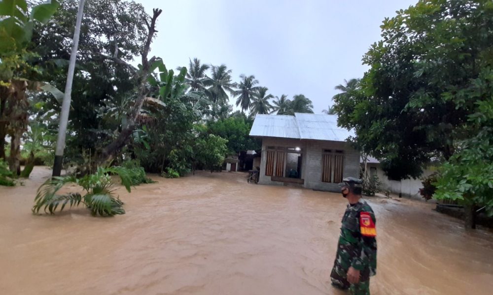 Rumah di Desa Gihang terendam
