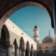Ilustrasi peringatan malam nuzulul qur'an.