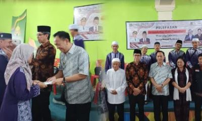 Wali Kota Tomohon, Caroll Senduk, melepas secara resmi 17 calon jamaah haji untuk musim haji tahun 2024, (Foto: Pemkot Tomohon).