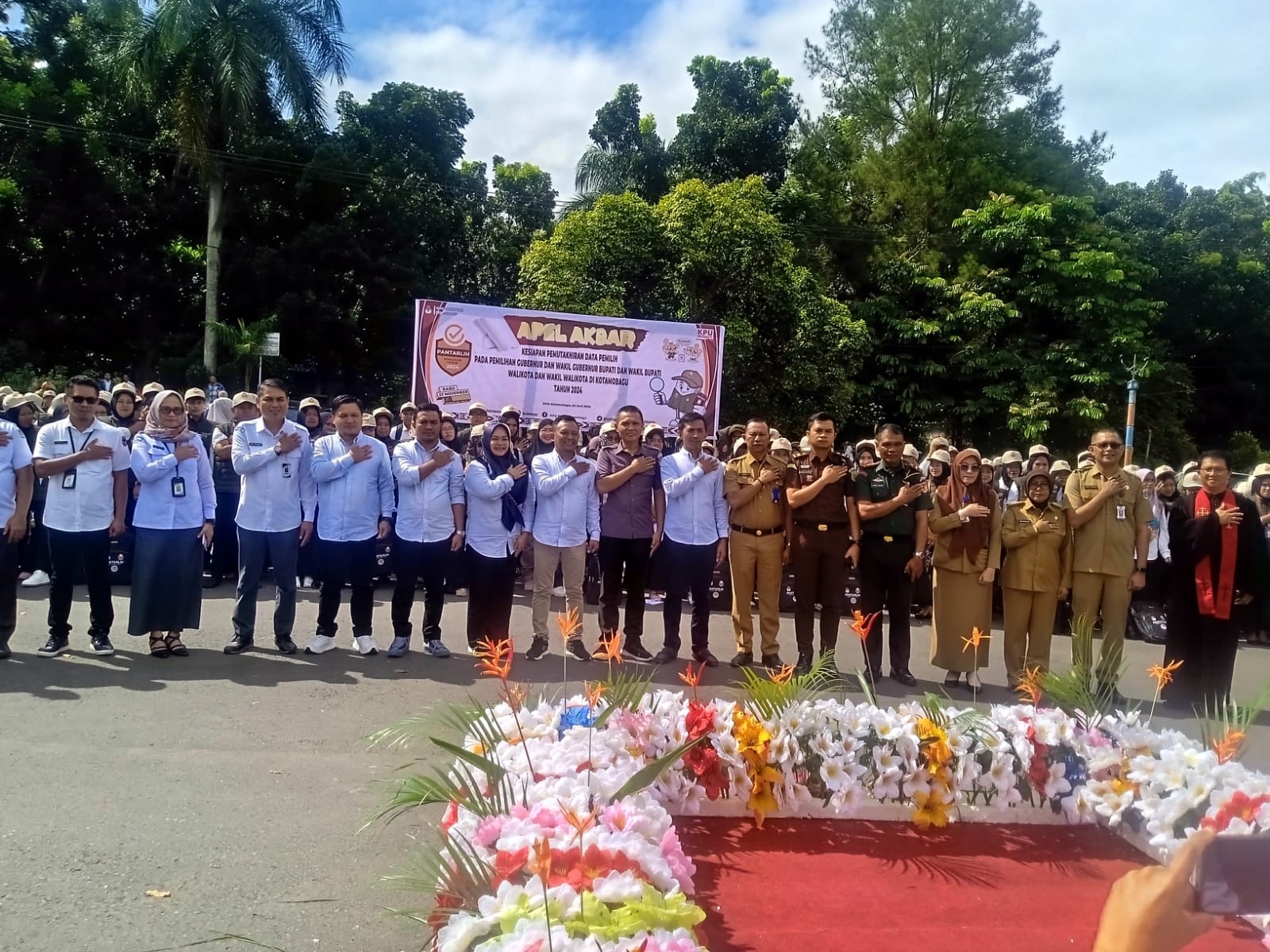 Apel Akbar Kesiapan Pemutakhiran Data Pemilih untuk Pemilihan Gubernur dan Wakil Gubernur, Bupati dan Wakil Bupati, serta Wali Kota dan Wakil Wali Kota di Kotamobagu.