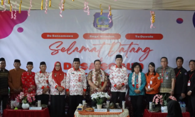 Bupati Bolsel Sambut Tim Penilai Lomba Desa Provinsi di Desa Soguo,(Foto: Diskominfo Bolsel).