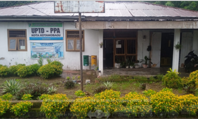 Kantor UPTD PPA Kota Kotamobagu, (Foto: ZONAUTARA.com/ Sajidin Kandoli).