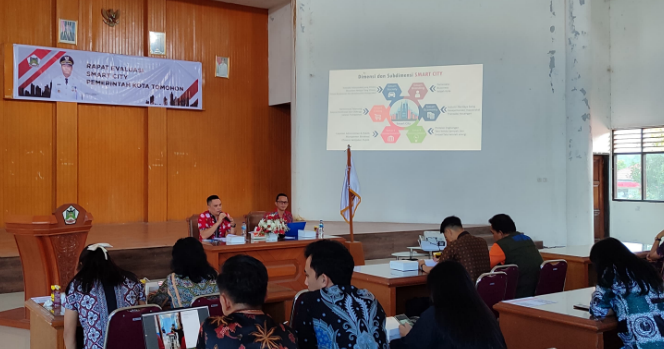 Pemkot Tomohon Gelar Rapat Evaluasi Implementasi Smart City Tahun 2024, (Foto: Pemkot Tomohon).