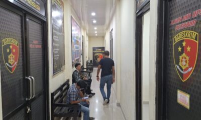 Mantan Bupati Sitaro Evangelian Sasingen diperiksa polisi lebih dari dua jam
