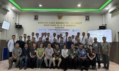 Bagian Bedah FK UNSRAT dan RSUP Prof. R.D. Kandou sukses gelar ujian kompetensi nasional wilayah IV