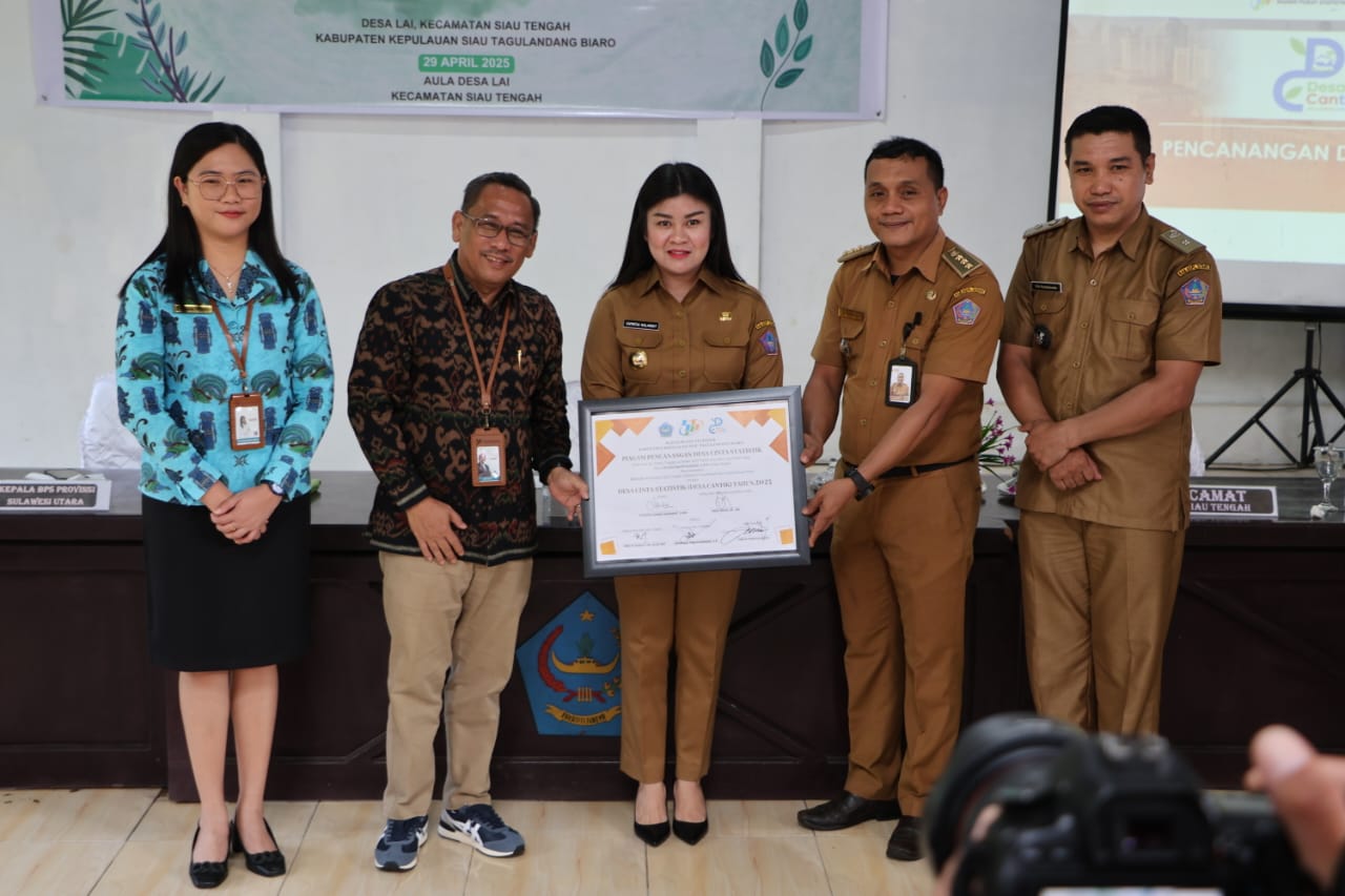 Jadi Desa Cantik, Lai bakal jadi percontohan pengelolaan statistik di Sitaro