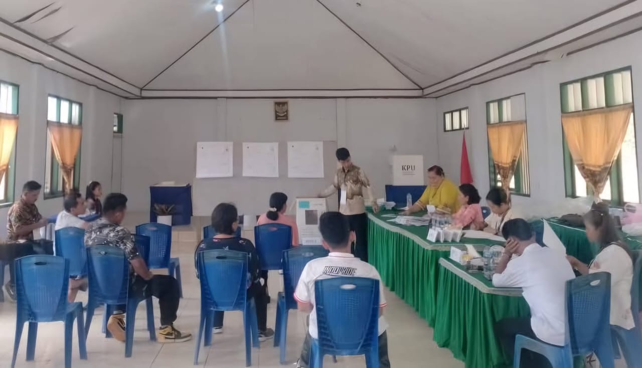 Pemungutan suara ulang Pilkada Talaud berlangsung aman dan tertib, hitung sementara WT-AGB raih suara terbanyak