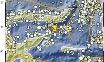 Gempa Magnitudo 5,1 guncang Bolaang Uki, Sulut, tidak berpotensi tsunami