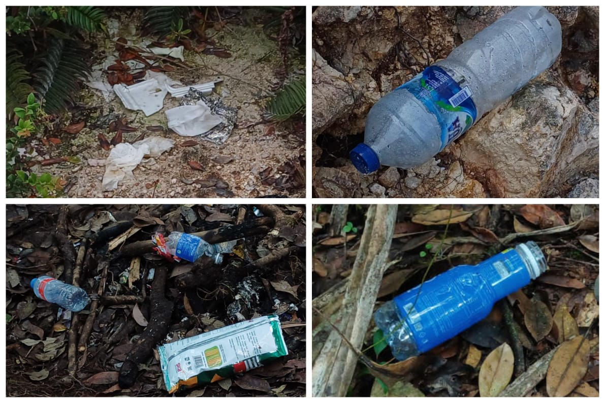 Jejak sampah dan vandalisme di Gunung Ambang 9 Jejak sampah dan vandalisme di Gunung Ambang
