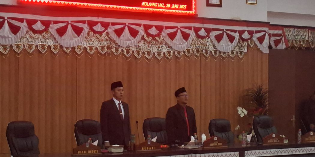 Dipimpin ketua DPRD Bolsel, tiga fraksi kompak dukung ranperda dan Ranperbup APBD 2024