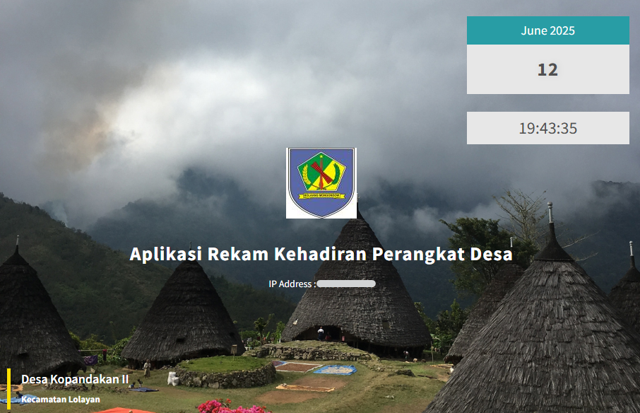 Kopandakan II terapkan presensi digital, langkah nyata menuju desa cerdas