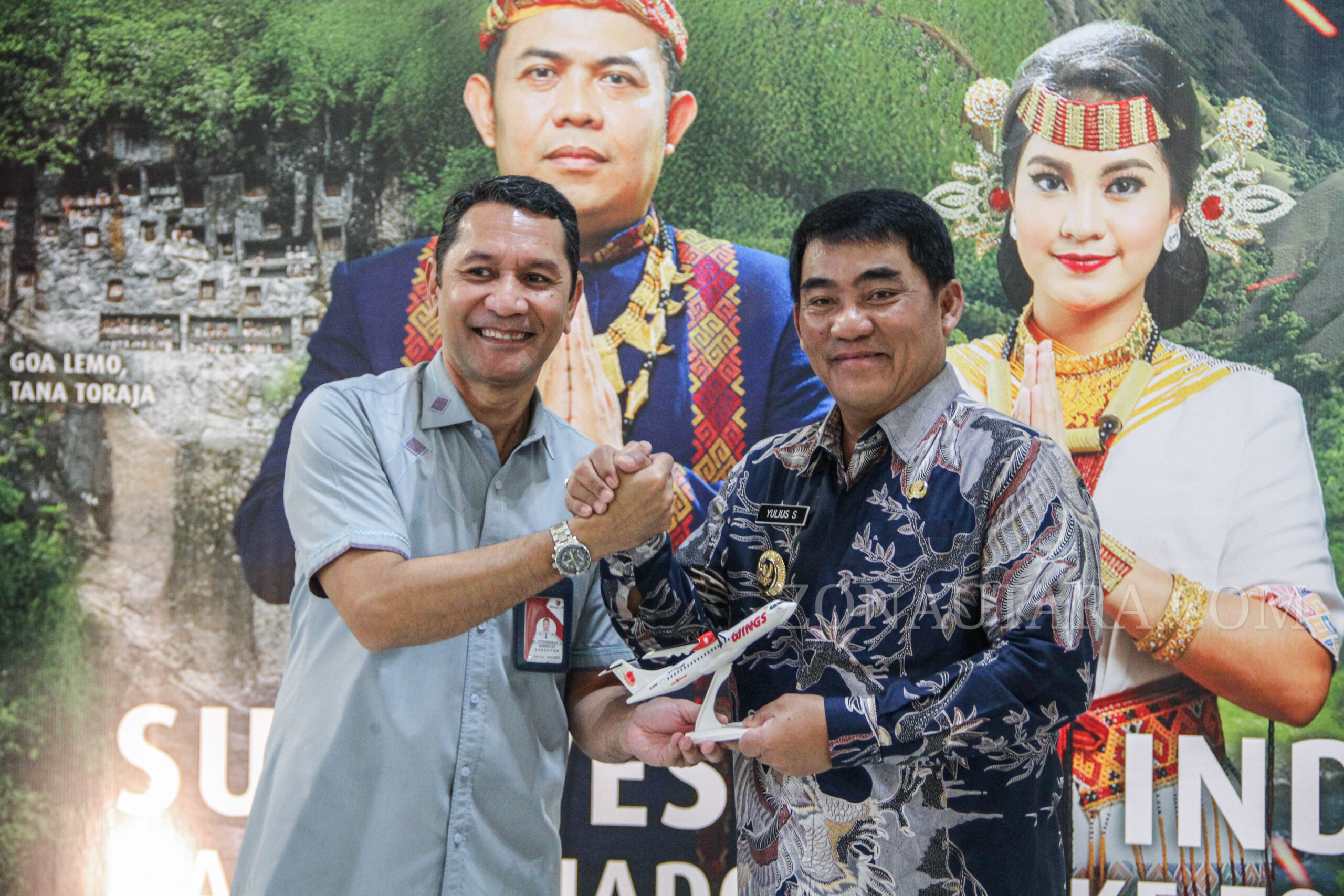 FOTO: Penerbangan perdana Manado - Tana Toraja 11 FOTO: Penerbangan perdana Manado - Tana Toraja