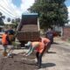 Proses perbaikan jalan oleh Dinas PUPR Kotamobagu (Foto: Diskominfo).