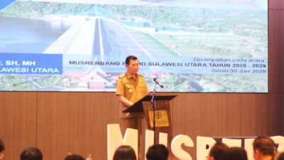 Victor Mailangkay paparkan capaian positif pembangunan daerah saat membuka Musrenbang RPJMD Sulut 2025–2029 8 Victor Mailangkay paparkan capaian positif pembangunan daerah saat membuka Musrenbang RPJMD Sulut 2025–2029