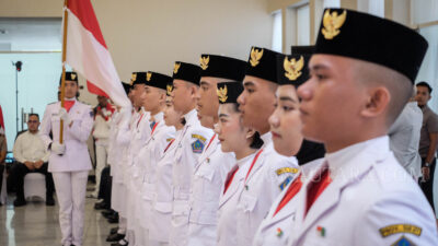 FOTO: Pengukuhan anggota Paskibraka Provinsi Sulut