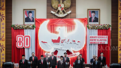 FOTO: Gubernur dan Wagub Sulut ikut saksikan Pidato Kenegaraan Presiden