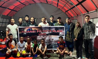 Peduli sesama, aliansi pecinta alam BMR bantu korban kebakaran di Gogagoman