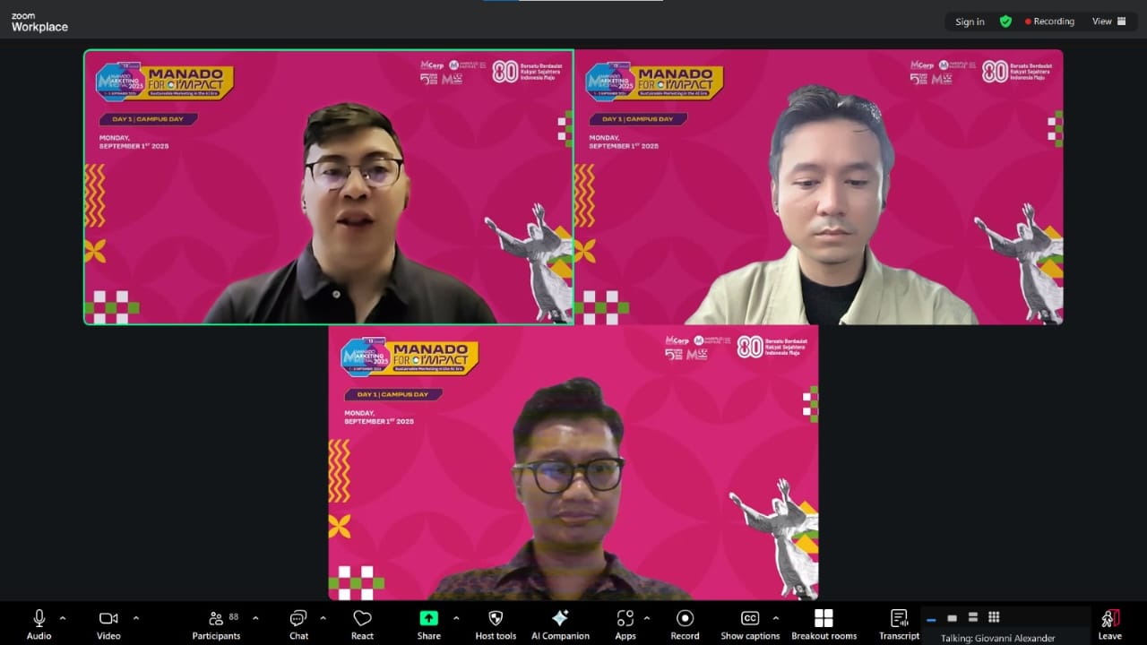 MarkPlus Institute dorong generasi muda Manado kuasai AI sebagai jalan ninja menuju dunia kerja