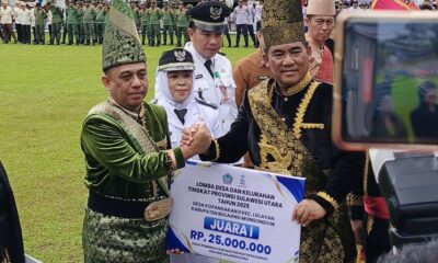 Kopandakan II terima hadiah Juara 1 lomba desa Sulut, siap melaju ke tingkat nasional