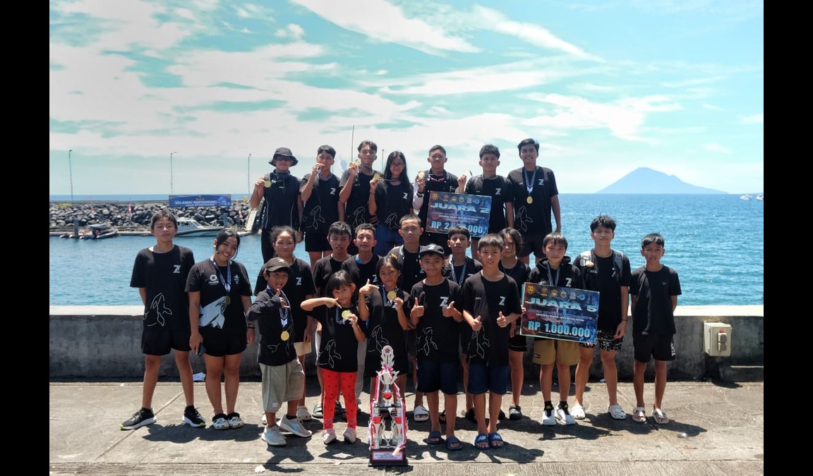 26 atlet Znergy ukir prestasi di Piala Panglima TNI & Gubernur Sulut Open Water Swimming 2025