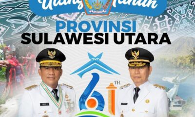 Segenggam doa dan harapan masyarakat di hari ulang tahun ke-61 Sulawesi Utara
