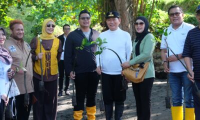 Aksi tanam Mangrove di Manado: Komitmen pusat dan daerah menjaga ekosistem pesisir di Sulut
