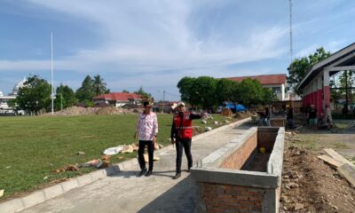 Tinjau langsung proyek, Iskandar Kamaru: Alun-alun akan jadi wajah baru Bolsel