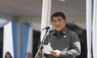 Momen upacara Hari Guru Nasional 2025: Gubernur Sulut puji militansi dan semangat guru