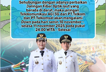 Jaringan telekomunikasi di Sitaro alami gangguan 10 hingga 11 November