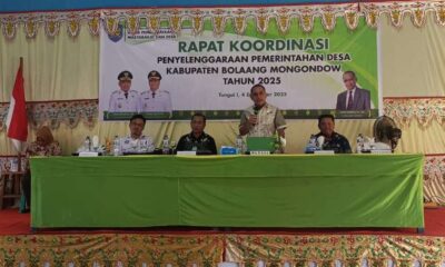 Buka rakor evaluasi pemerintahan desa, Bupati Bolmong tekankan sinergi kecamatan dan desa