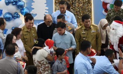 Kedatangan Wapres RI di GMIM Eben Haezer Bumi Beringin disambut Wagub Sulut
