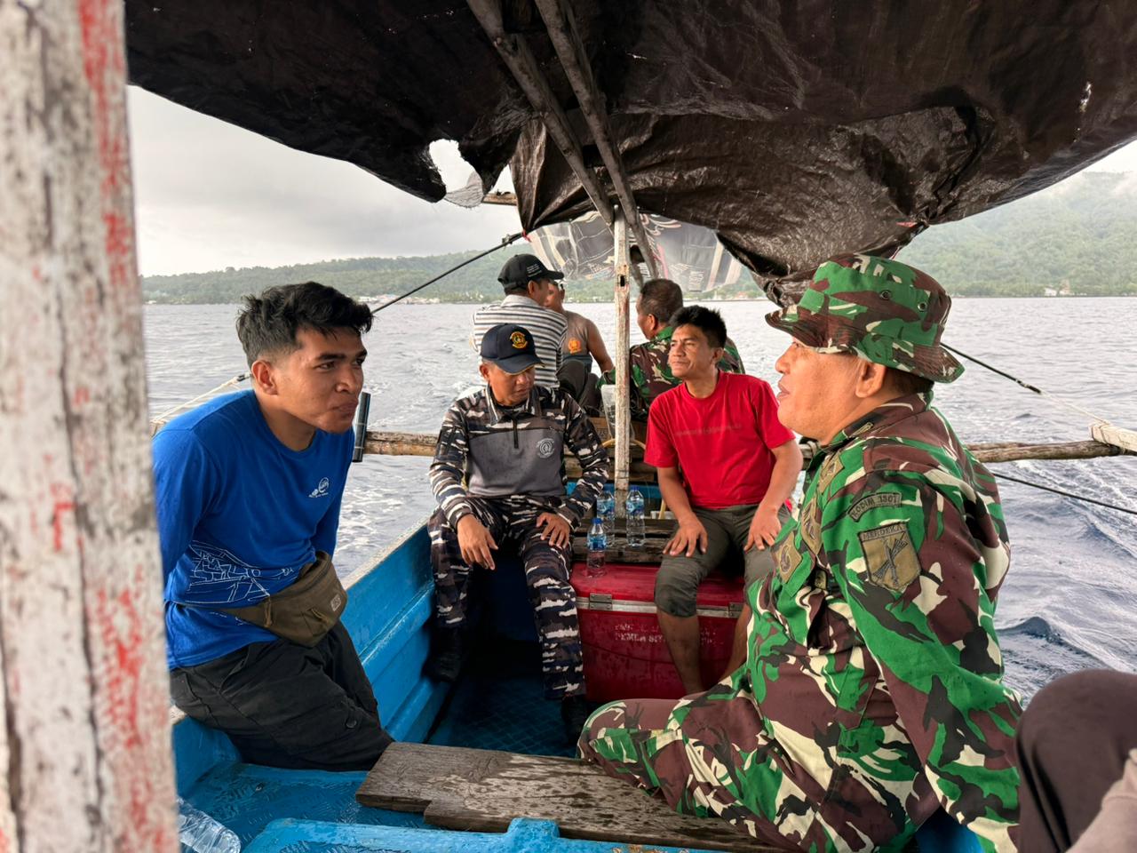 PAAP Mandolokang dan APH Bersinergi intensifkan pengawasan laut di Tagulandang 8 laut