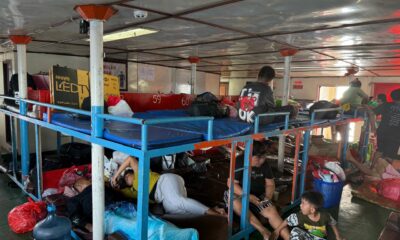 Ratusan warga Pulau Ruang berangkat ke relokasi Modisi Bolsel
