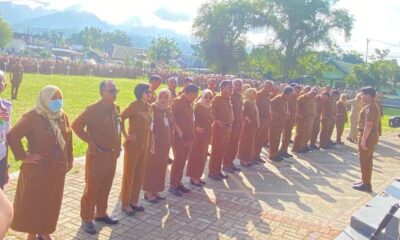 Apel perdana usai Lebaran dan Nyepi, Wali Kota Kotamobagu tekankan disiplin ASN