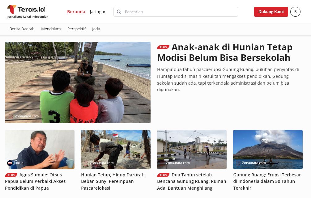 Gedung sekolah sudah berdiri di Huntap Modisi, tapi mengapa anak-anak masih juga belum belajar? 8 huntap modisi