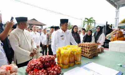 Gubernur Sulut tinjau gerakan Pangan Murah di Boltim, pastikan harga bahan pokok stabil