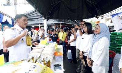 Gubernur Yulius tinjau pelaksanaan Gerakan Pangan Murah di kabupaten-kota demi pastikan distribusi aman