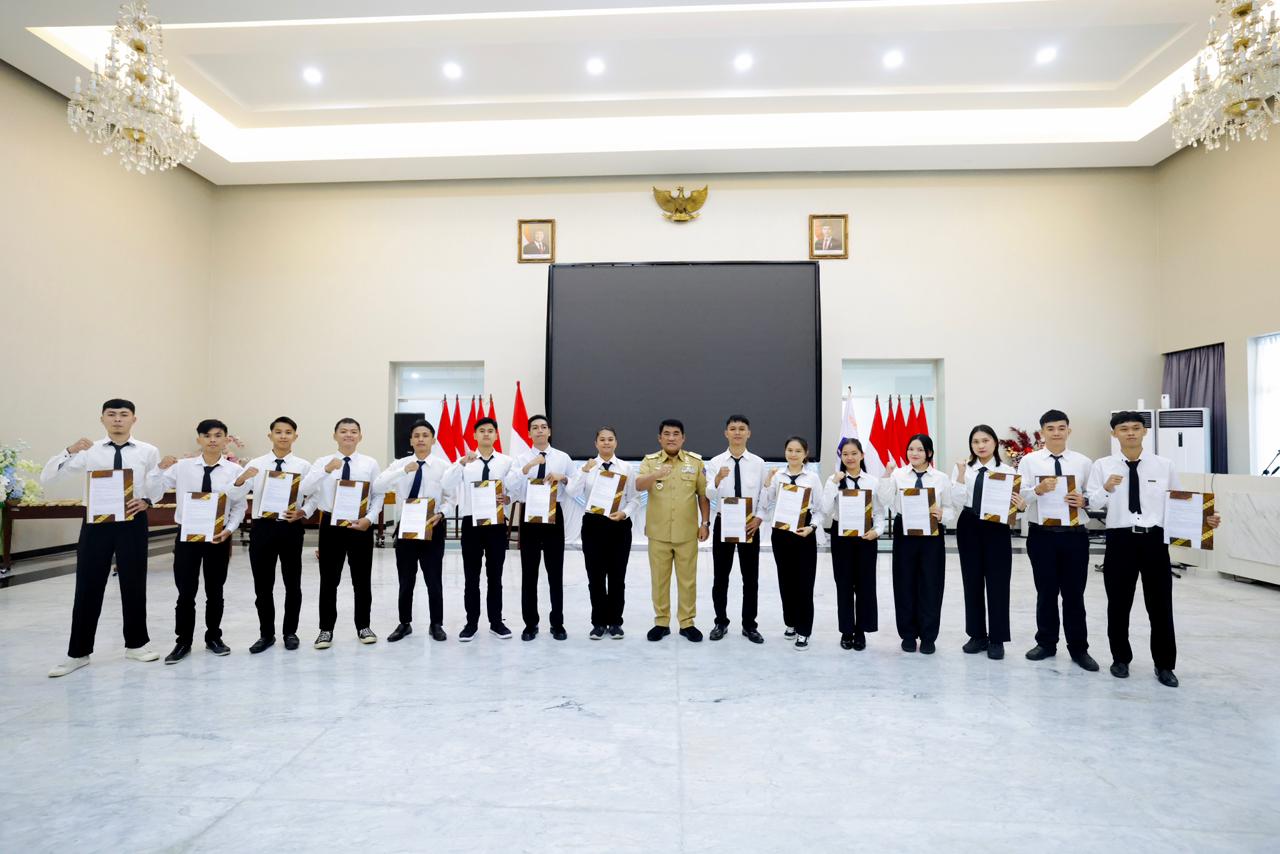 Komitmen bangun SDM, Yulius Selvanus lepas putra-putri terbaik Sulut magang di Jepang