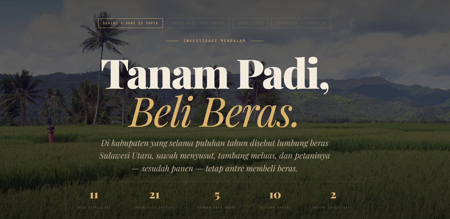 Serial liputan: "Tanam Padi Beli Beras" 8 Serial liputan: "Tanam Padi Beli Beras"